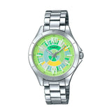 RELOJ PARA MUJER CASIO LTP-E129D-3ADF -VERDE