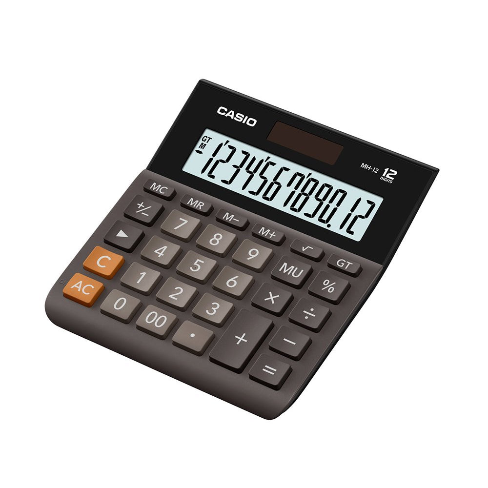 CALCULADORA CASIO - OFICINA  MH-12-BK | TIENDASCASIO.CTOF.CO  | COLOMBIA |