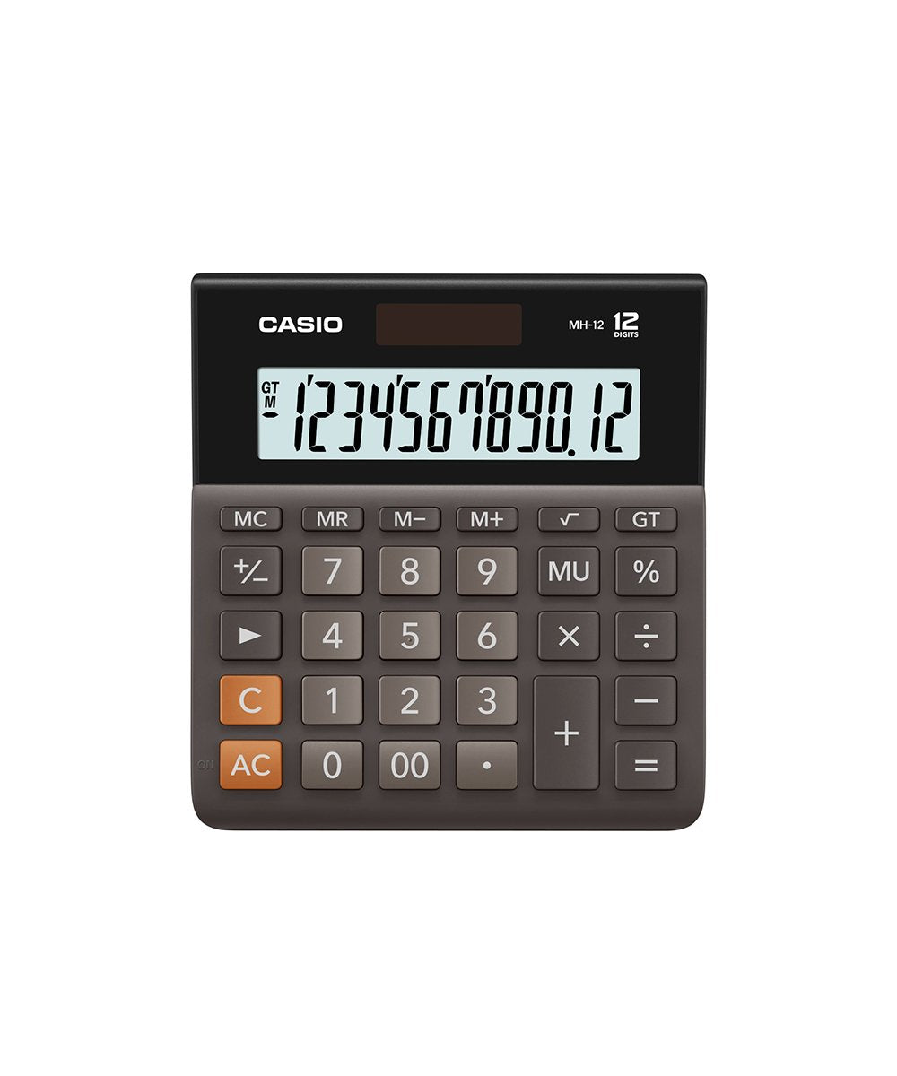 CALCULADORA CASIO - OFICINA  MH-12-BK | TIENDASCASIO.CTOF.CO  | COLOMBIA |
