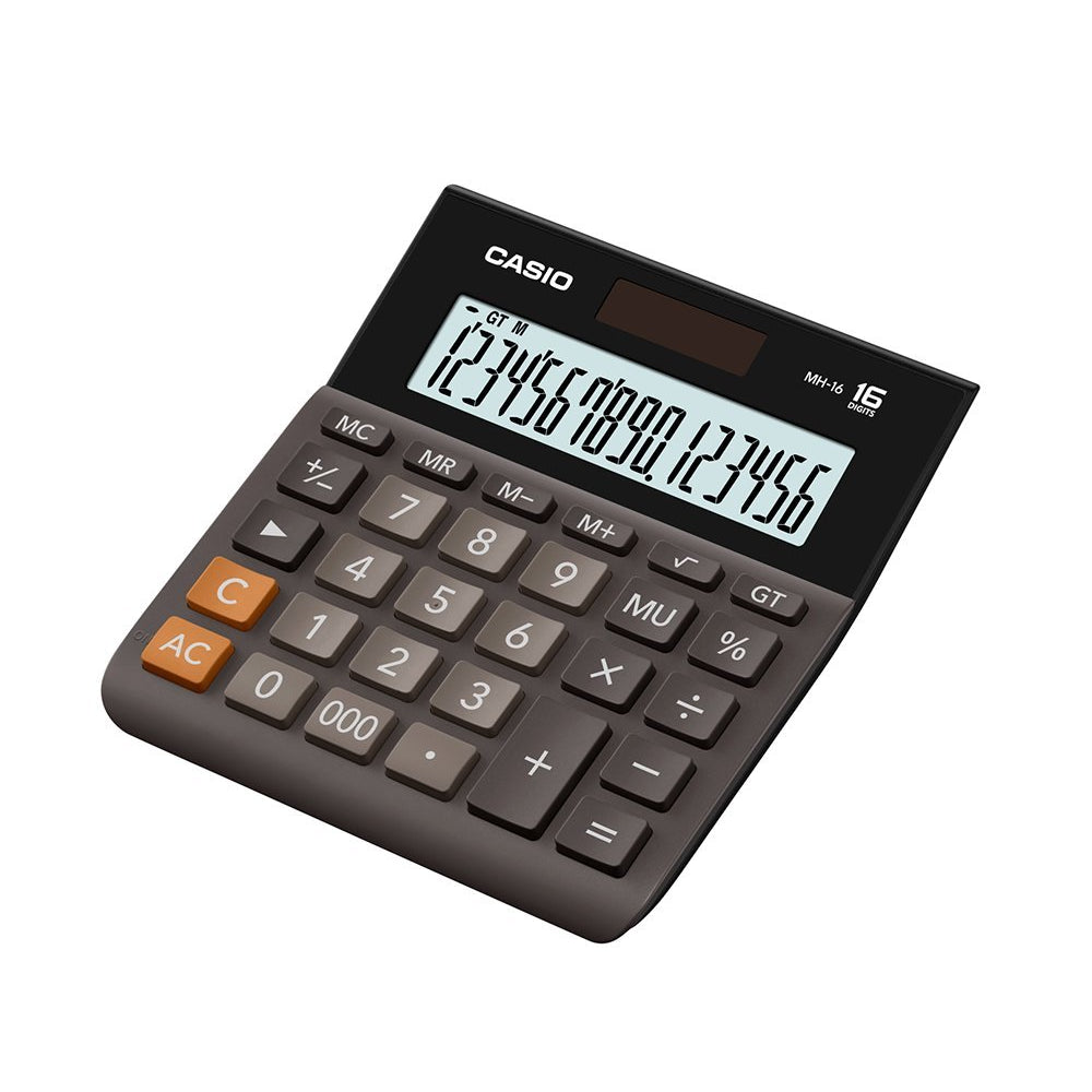 CALCULADORA CASIO - OFICINA  MH-16-BK | TIENDASCASIO.CTOF.CO  | COLOMBIA |