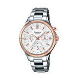 RELOJ PARA MUJER CASIO SHEEN SHE-3047SG-7AUDR -BLANCO