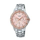 RELOJ PARA MUJER CASIO SHEEN SHE-3517SG-4AUDF -ROSADO