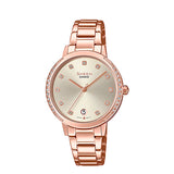RELOJ PARA MUJER CASIO SHEEN SHE-4056PG-4AUDF -ORO ROSA
