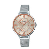 RELOJ PARA MUJER CASIO SHEEN SHE-4059M-4AUDF -PLATEADO