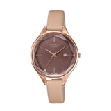 RELOJ PARA MUJER CASIO SHEEN SHE-4062PGL-5AUDF -CAFÉ