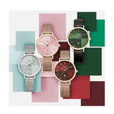 RELOJ PARA MUJER CASIO SHEEN SHE-4547M-2AUDF -PLATEADO
