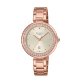 RELOJ PARA MUJER CASIO SHEEN SHE-4556PG-7AUDF -AMARILLO