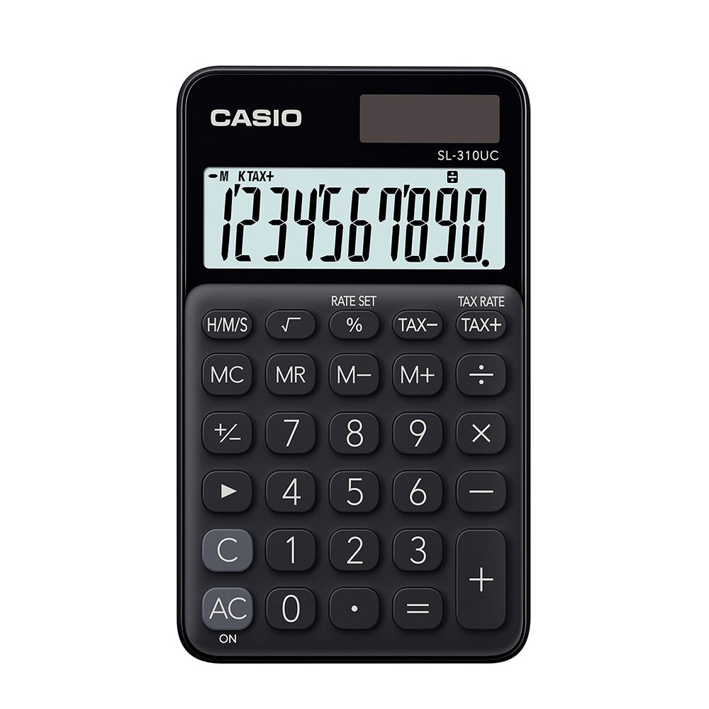 CALCULADORA CASIO - MI ESTILO  SL-310UC-BK | TIENDASCASIO.CTOF.CO  | COLOMBIA |