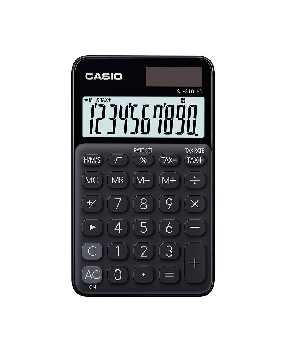 CALCULADORA CASIO - MI ESTILO  SL-310UC-BK | TIENDASCASIO.CTOF.CO  | COLOMBIA |