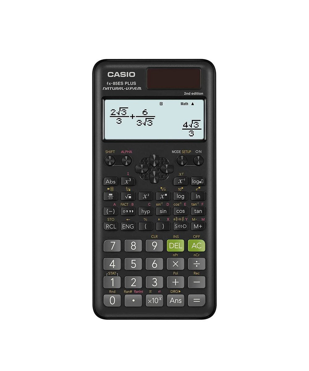 CALCULADORA CASIO - ESCUELA Y UNIVERSIDAD FX-85ES PLUS | TIENDASCASIO.CTOF.CO  | COLOMBIA |